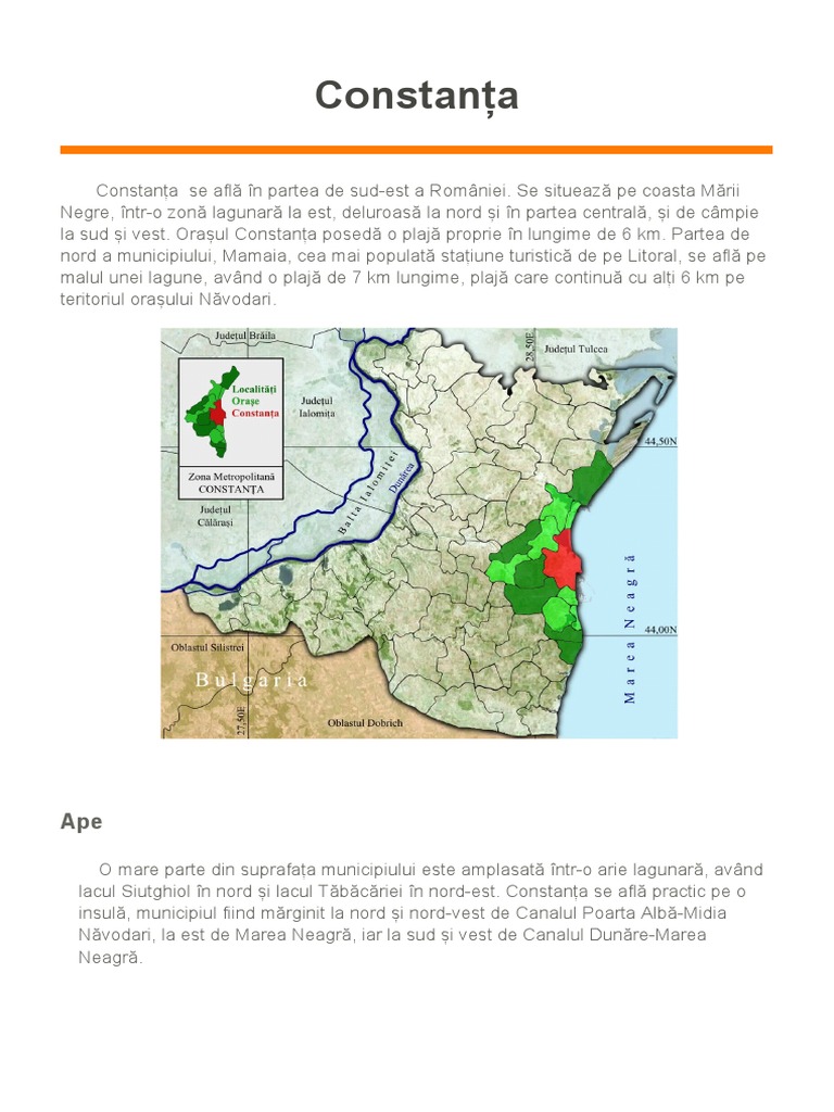 Constanta | PDF