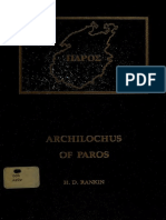 Vdoc - Pub - Archilochus of Paros