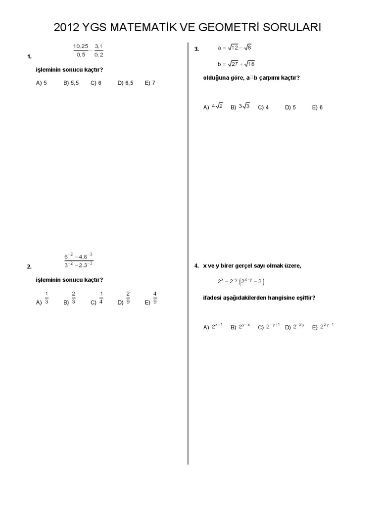 Ygs 2012 | PDF