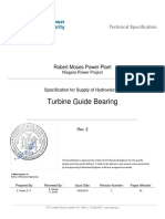 Turbine Guide Bearing: Robert Moses Power Plant