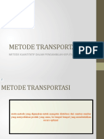 Metode Transportasi