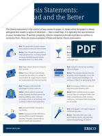 Thesis Statements Handout
