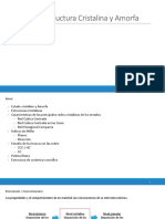 Tema 2 - Estructura de Los Materiales - Estructura Cristalinas y Amorfa - v3