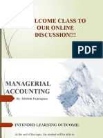 Module 1 Introduction To Managerial Accounting