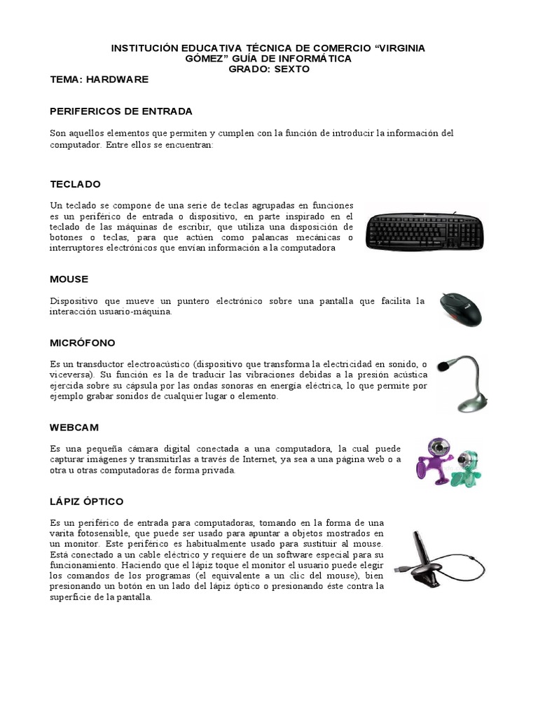 Quinta Guia Sexto Grado | PDF | Periférico | Monitor de computadora