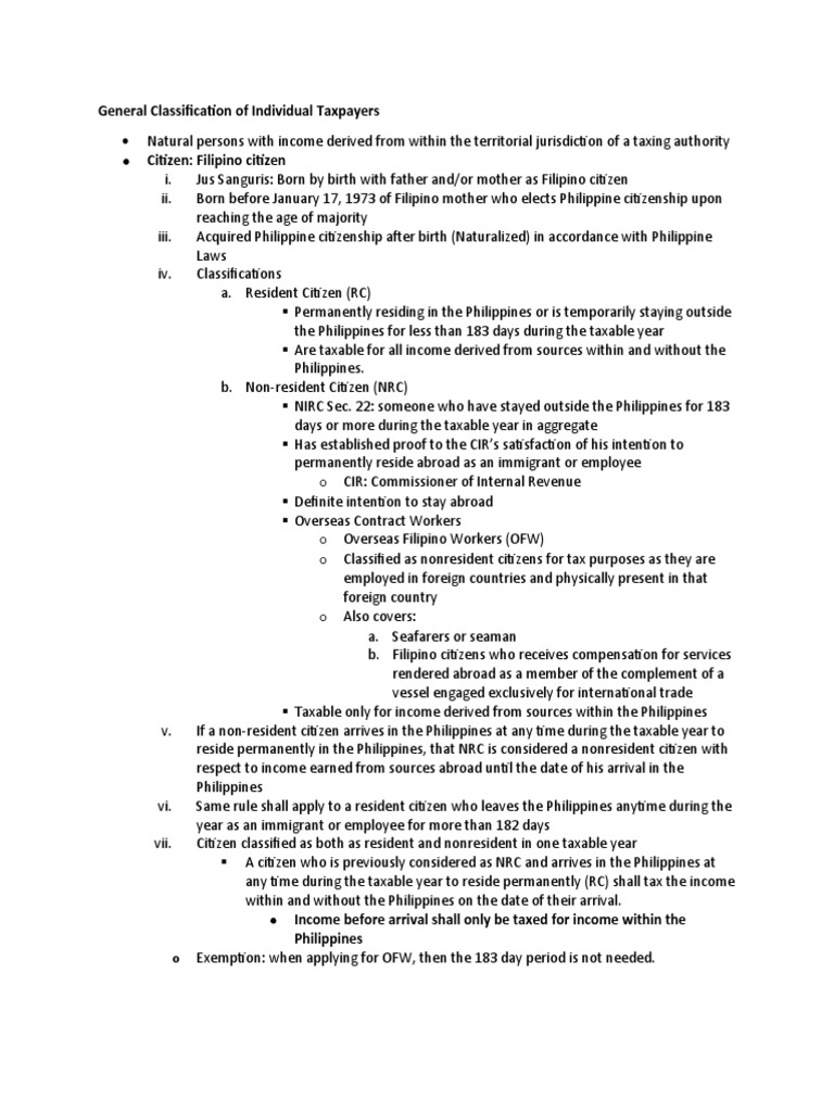 Tax outline 2 1 download free pdf cost of living capital gains tax
