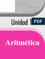 Unidad 1 Aritmética 1ro Solucionario (2da. Edición)