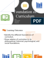 Foundation of Curriculum
