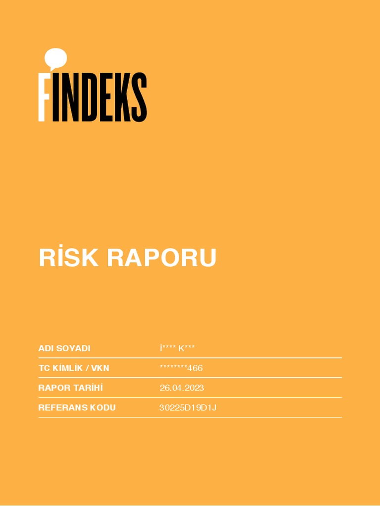 Findeks Rapor | PDF