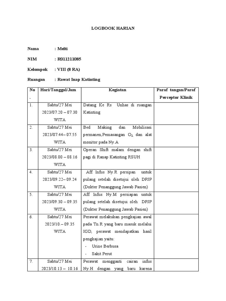 Logbook Harian Pdf