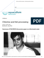 Chlorine and Fish Processing