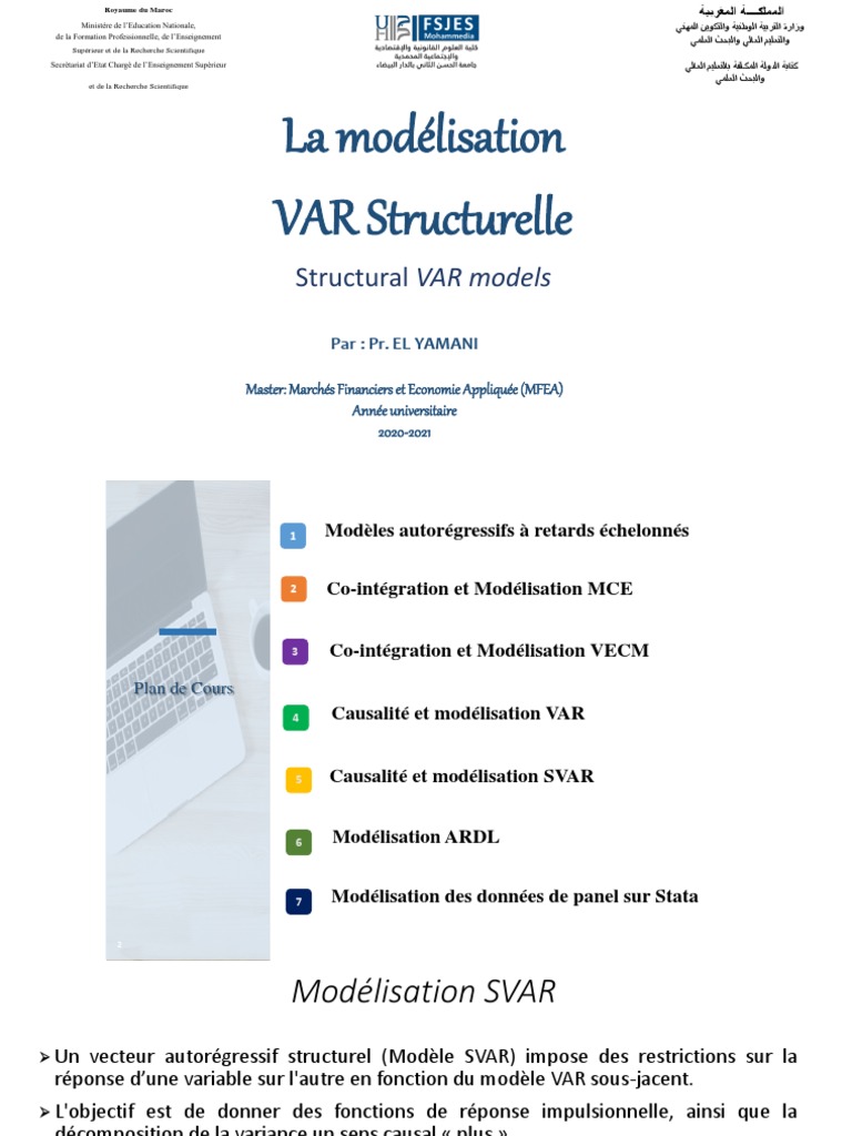 Cours de Modélisation SVAR | PDF