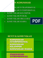 Bentuk Komunikasi