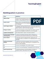 Multilingualism in Practice - Additional Resources