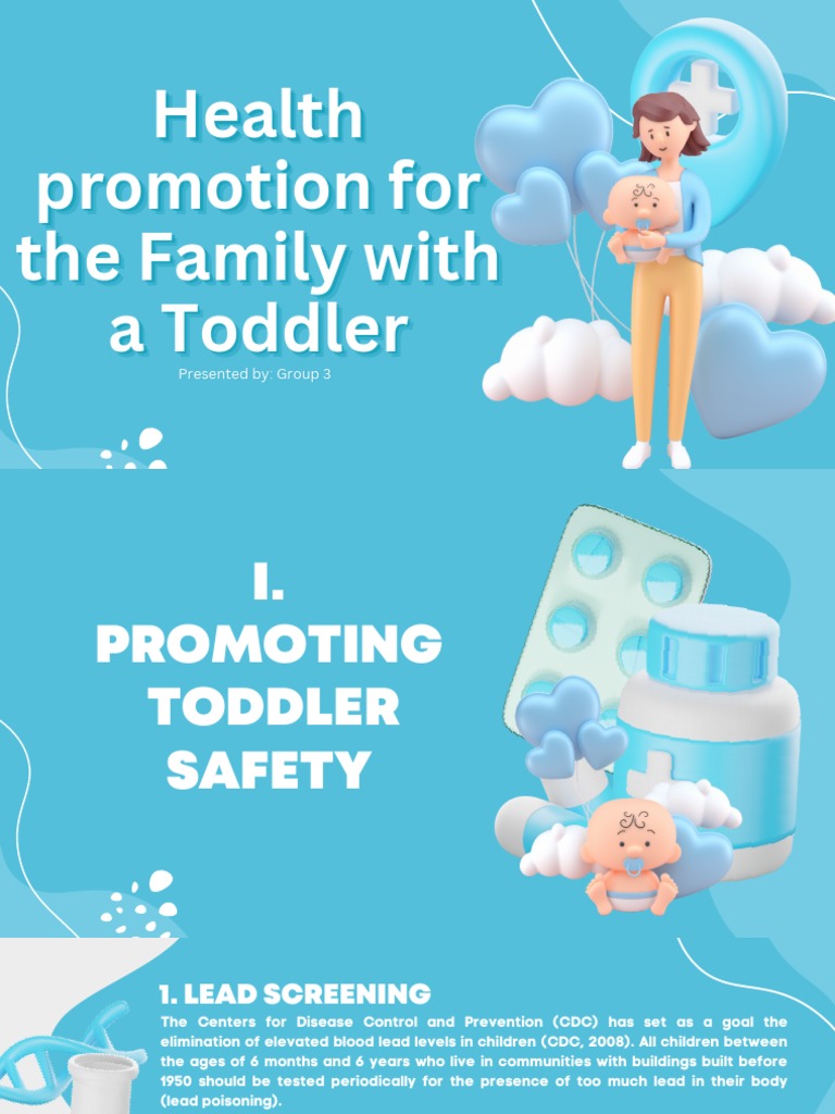 Health Promotion For The Family With A Toddler | PDF | Lead | Toddler
