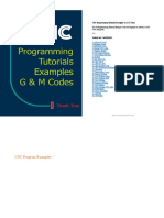 CNC Programming Tutorials Examples G and M Codes by Thanh Tran