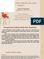 Fiqih Zakat, Zakat Individu Dan Zakat Institusi