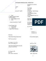 Surat Pengesahan Proposal