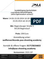 Waffensachkunde Sportschuetze Regensburg - 2020 1SP