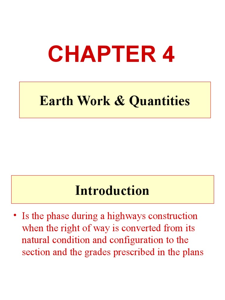 Earthwork Quantity Calculation Guide | PDF | Area | Road