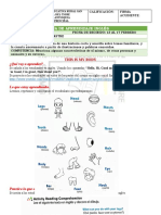 #3 Guía de Aprendizaje Inglés 3°. Febrero 13 Al 17