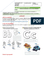 #3 Guía de Aprendizaje Inglés 1°. Febrero 20 Al 24