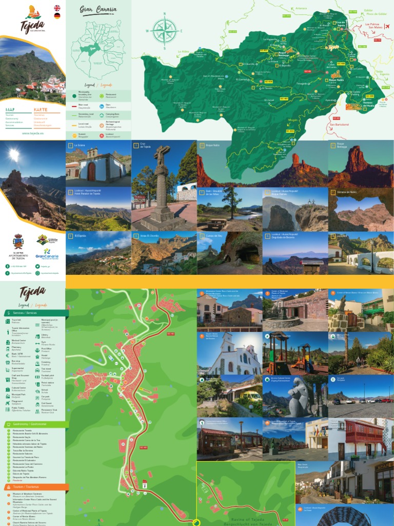 Mapa de Tejeda, Gran Canaria | PDF
