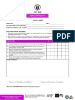 Annex L COT RSP Rating Sheet