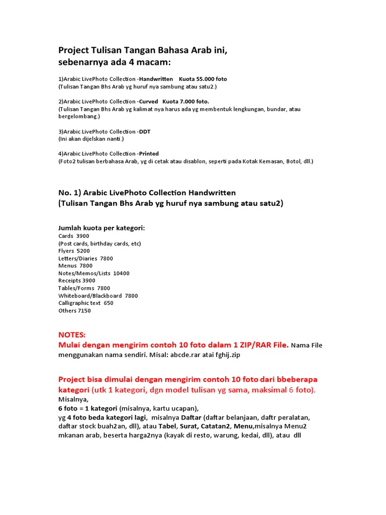 TERBARU Guidance Tulisan Tangan Bahasa Arab | PDF