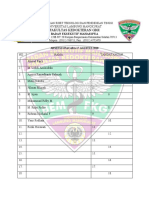 Absensi Panitia Selektif 2016