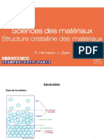 Chapitre 2 - Structure Cristalline Des Mat ®riaux
