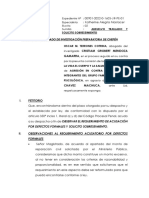 Formulo Observación de Acusación Fiscal y Otro (Exp. 901-2022) - Cristiam Mendoza