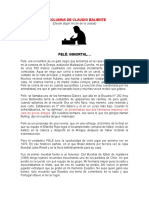 La Columna de Claudio Baliente Pele Inmortal Al 14 de Enero 2023