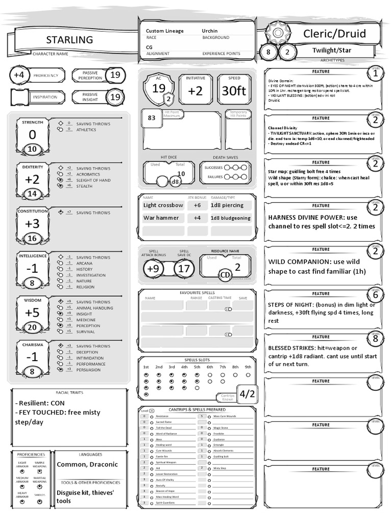 Starling pdf fantasy role playing games dungeons dragons