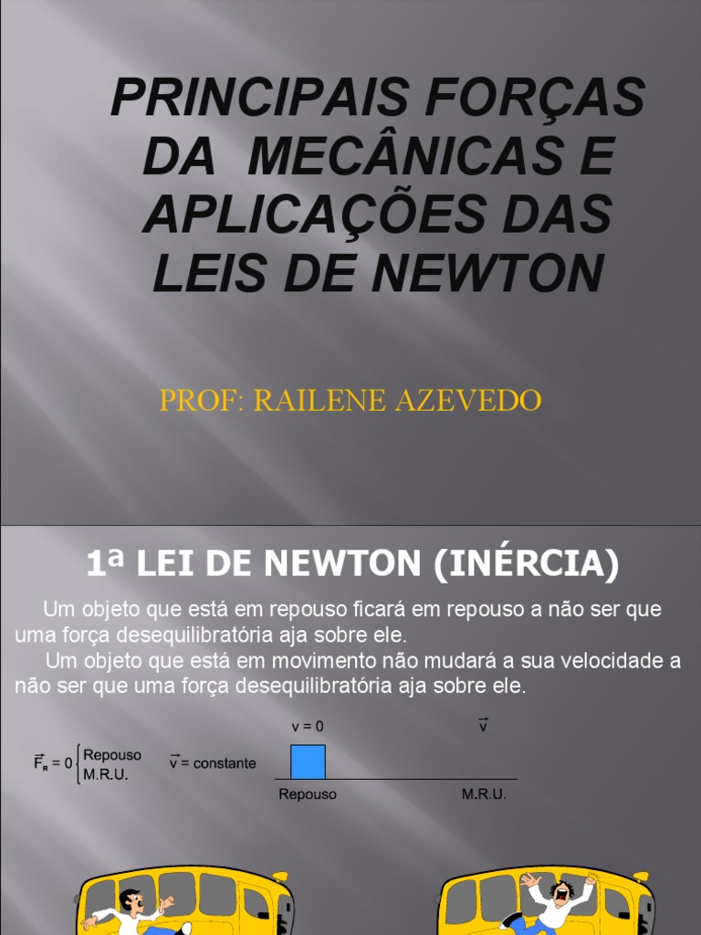 Forças Mecânicas e Leis de Newton | PDF | Leis do Movimento de Newton ...
