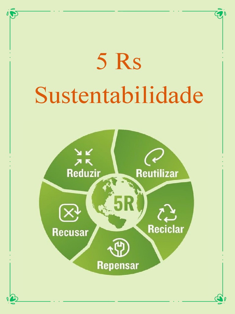 5 Rs Sustentabilidade | PDF | Desperdício | Reciclagem