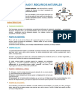 El Trabajo y Recursos Naturales