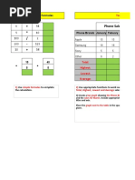 KS3 Spreadsheet Exam