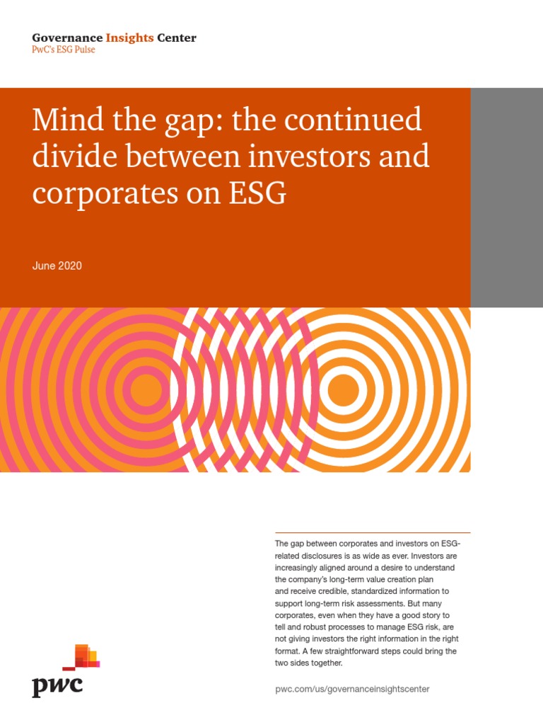 Bridging the ESG Communication Gap | PDF | Risk | Corporate Social ...