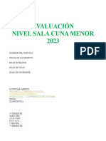 Evalucaion Cuna Menor