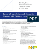 Cortex-M3 Based Microcontrollers With Ethernet, USB, CAN and 12-Bit ADC