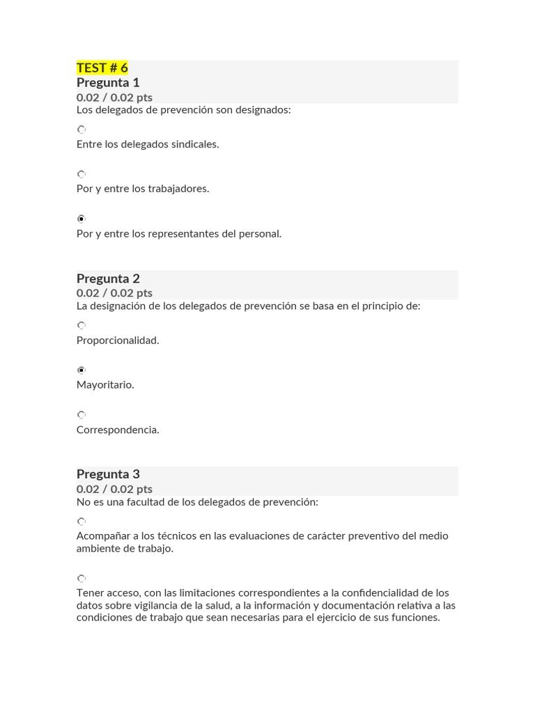 Test #6 | PDF | Crecimiento personal y profesional | Finanzas y dinero