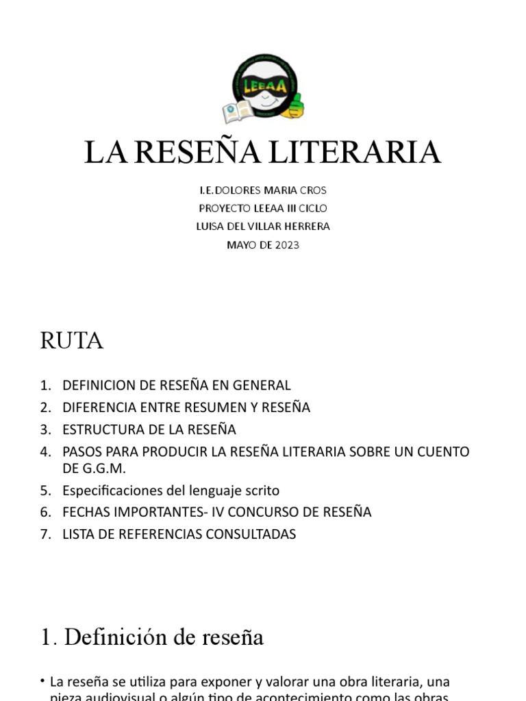 La Reseña Literaria 9 Grado 2023 | PDF | Ensayos | Lingüística