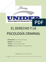 El Derecho Y La Psicología Criminal
