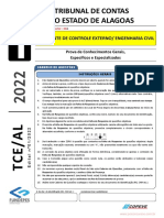 Tribunal de Contas Do Estado de Alagoas: 05. Agente de Controle Externo/ Engenharia Civil