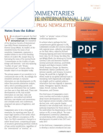 AMERICAN SOCIETY of INTERNATIONAL LAW - Comentaries On Private International Law Vol. 3 Issue 1 (2017)