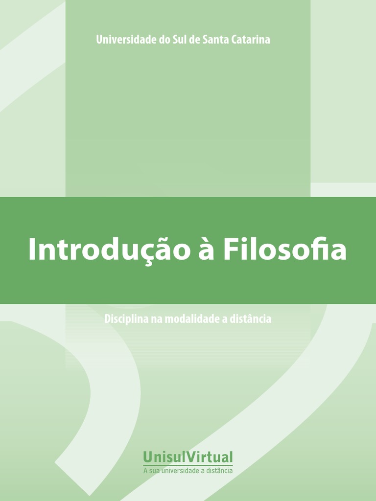 Curso introdução a filosofia | PDF | Conhecimento | Pensamento