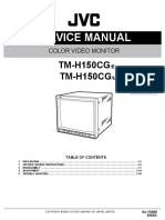 JVC TM-H150CG - Service Manual - Parts List - Circuit Diagrams