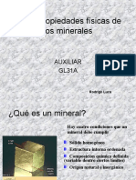 Propiedades Fisicas de Los Minerales