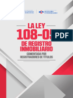 Libro Ley 108-05 de Registro Inmobiliario